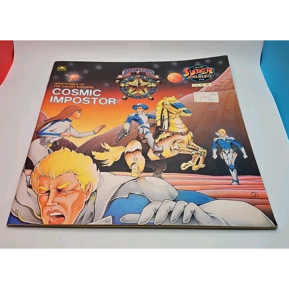 Adventures of the Galaxy Rangers Cosmic Impostor Golden Vintage Book 1987 80s